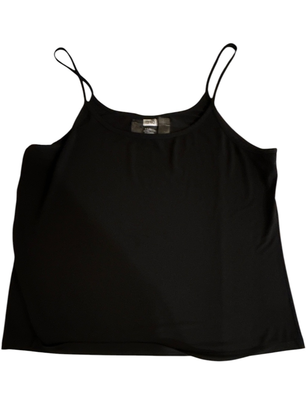 Studio 1940 Black Slim-Strap Camisole